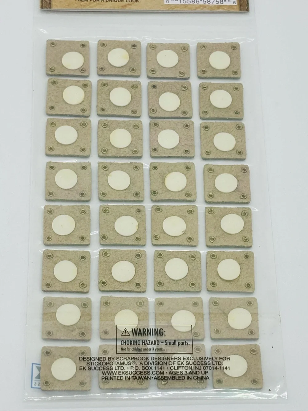 Sticko Inspirables Leather Alphabet Stickers Brown SPIN027 EK Success Scrapbook